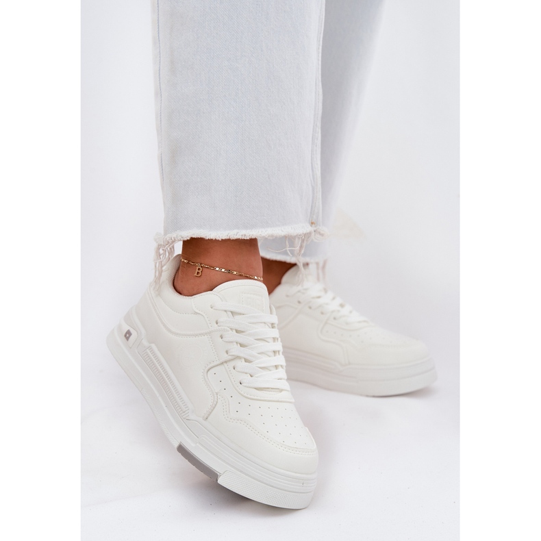 Adidași pentru femei joase Big Star RR274A310 Sistem alb Hi-Polish 2 Adidași pentru femei joase Big Star RR274A310 Sistem alb Hi-Polish 2