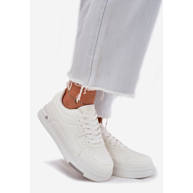 Adidași pentru femei joase Big Star RR274A310 Sistem alb Hi-Polish 1 Adidași pentru femei joase Big Star RR274A310 Sistem alb Hi-Polish 1