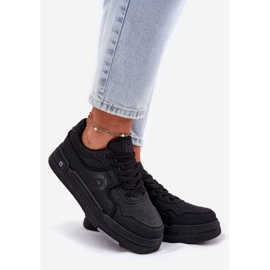Adidaje pentru femei joase Big Star RR274A311 Sistem Black System Hi-Pola negru 1