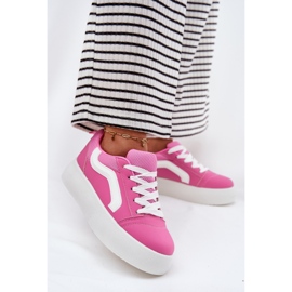 Inna Adidași pentru femei pe platformă Fuchsia roz 2