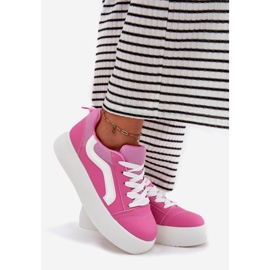 Inna Adidași pentru femei pe platformă Fuchsia roz 1