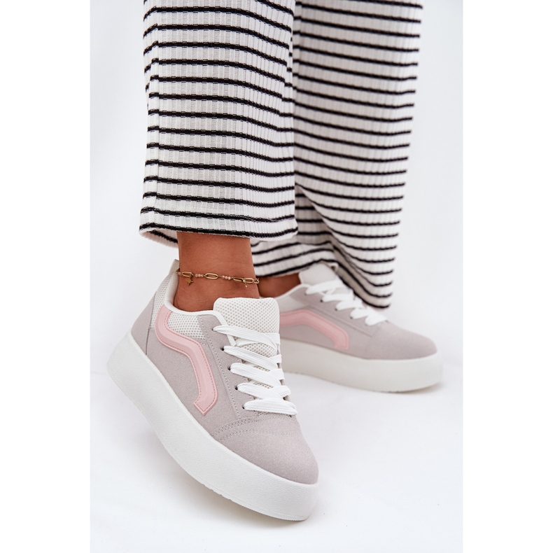 Inna Pantofi de damă cu platformă gri 2 Inna Pantofi de damă cu platformă gri 2