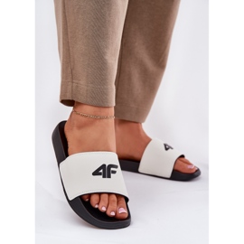 Flip Flops pentru femei 4F 4FRM00FSLIF010-10S ALB 3