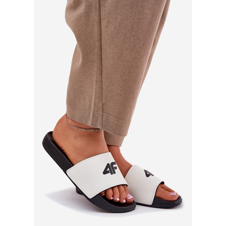Flip Flops pentru femei 4F 4FRM00FSLIF010-10S ALB 1