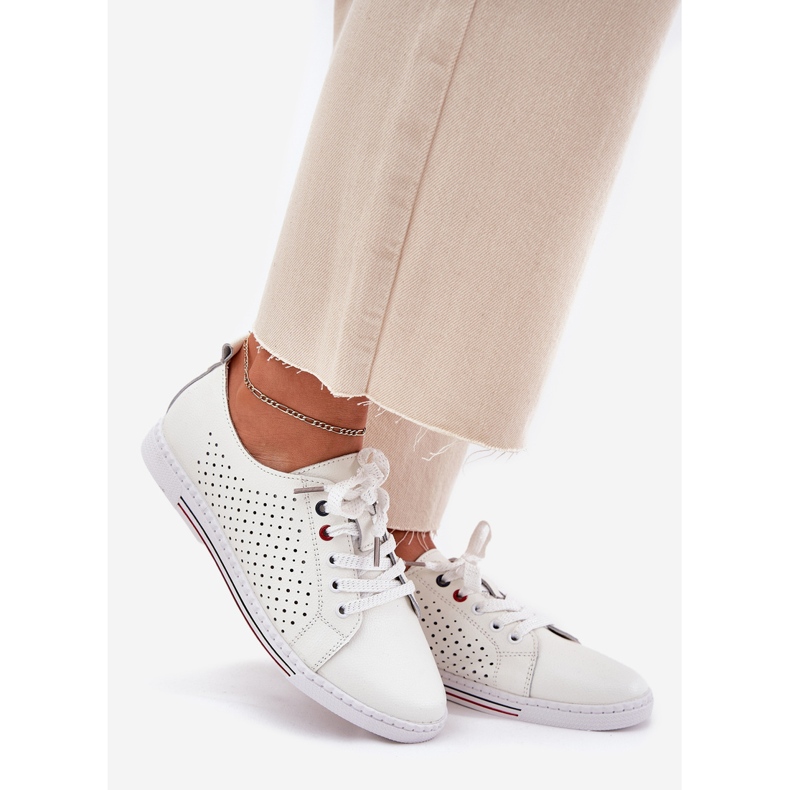 S.Barski Pantofi pentru piele pentru femei S. Barski LR51-587 Alb 1