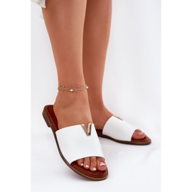 EVento Sumpele pentru femei eco -flat -sheeld White alb 2 EVento Sumpele pentru femei eco -flat -sheeld White alb 2