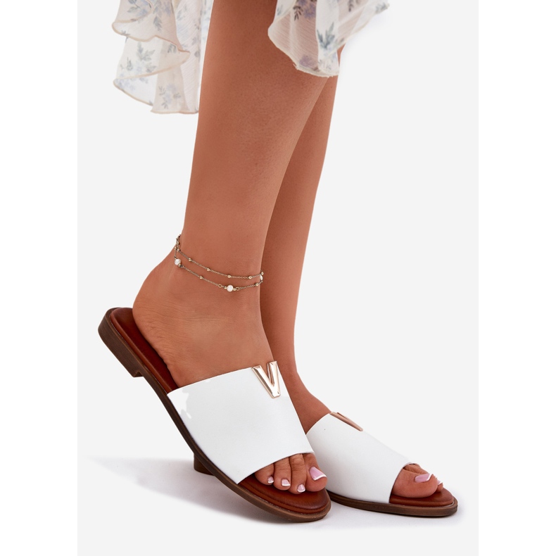 EVento Sumpele pentru femei eco -flat -sheeld White alb 1 EVento Sumpele pentru femei eco -flat -sheeld White alb 1