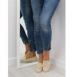Mocasini dama bej 1174 Bej 1