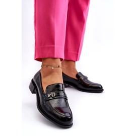 Vinceza Plăcile negre ale femeilor cu un ornament negru 1