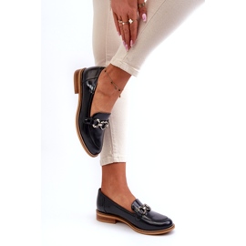 Laura Messi 2760 Leafers lăcuite din piele albastră bleumarin 3 Laura Messi 2760 Leafers lăcuite din piele albastră bleumarin 3