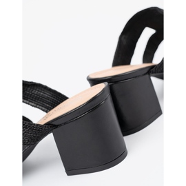 Shelvt Flip -flop -uri negre negre cu înaltă negru 1