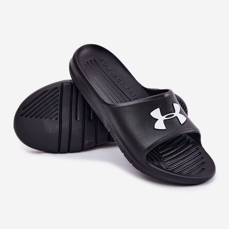 Papuci pentru bărbați Under Armour 3021286-001 Negru 2 Papuci pentru bărbați Under Armour 3021286-001 Negru 2