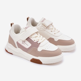 Adidași pentru copii ușori Big Star RR374055 Beige bej 1 Adidași pentru copii ușori Big Star RR374055 Beige bej 1