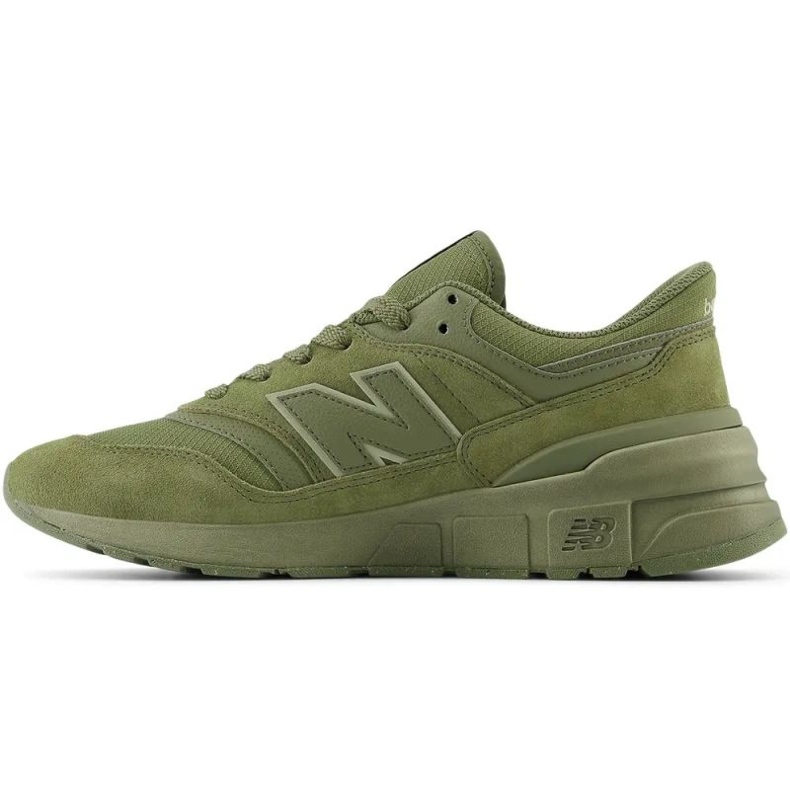 Sneakers pentru bărbați New Balance 997 Pantofi sport din piele de căprioară verde (U997RMF) 1