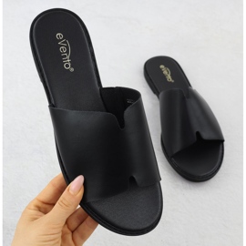 EVento FLIP -uri negre clasice pentru femei 8835 negru 1