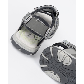 Shelvt Băieți sandale cenușii gri 2