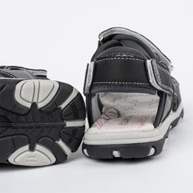 Shelvt Băieți sandale negre negru 1