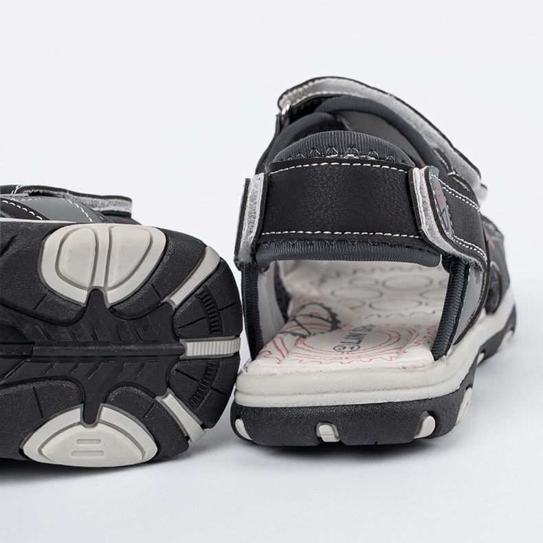 Shelvt Băieți sandale negre negru 1