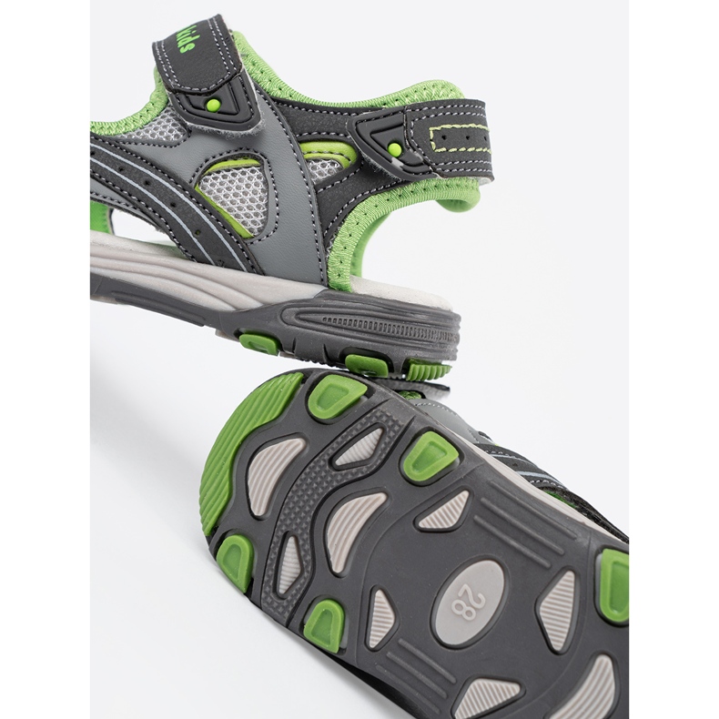 Shelvt Sandale de băieți gri 2