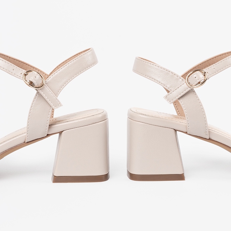 Sandale bej pentru femei Sergio Leone 1