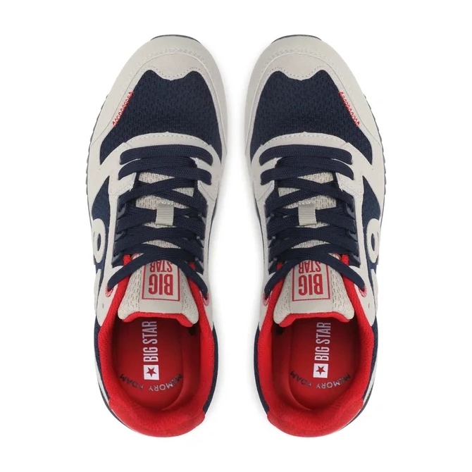 Pantofi sport bărbați memorie spumă BIG STAR LL174256 BEIGE bej 2