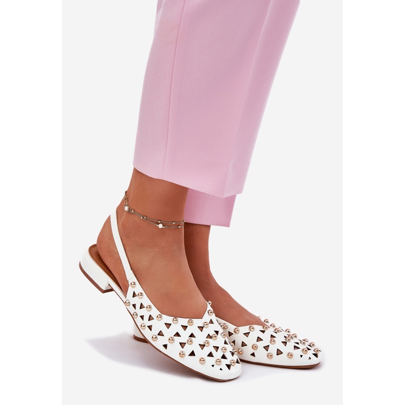 Inna Ballerinele decorate cu degete de la nivel alb 1