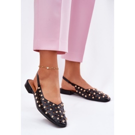 Inna Ballerinele decorate cu degetele negre negru 2