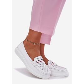 EVento Plăcile din piele pentru femei Alb alb 1