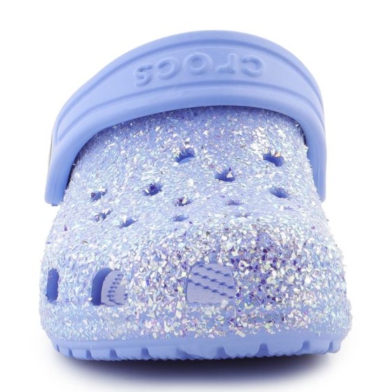 CROCS Classic Glitter Clog T 206992-5Q6 Flaps albastru 1