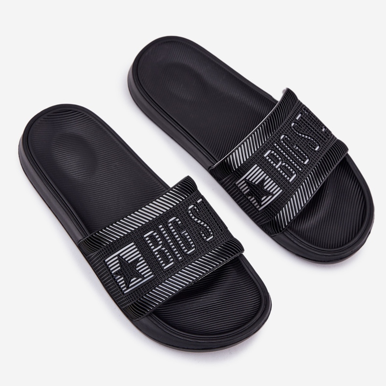 Big Star Starul Big Men's RR174A053 Papuci negri negru 2