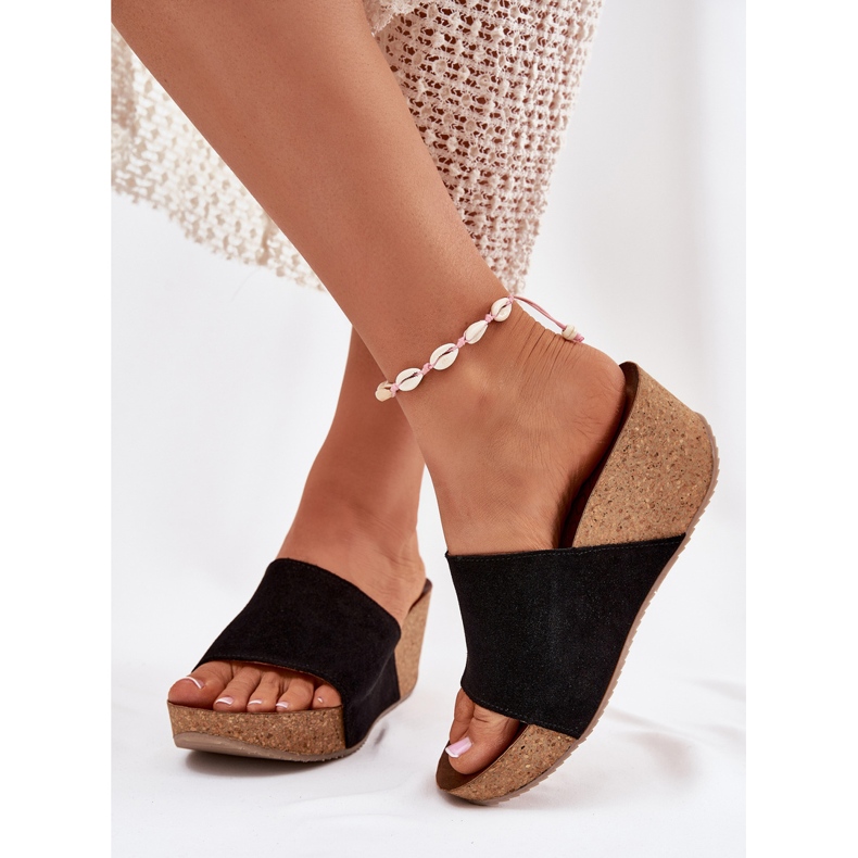 Zazoo 40311 Suede Speakers pentru femei pe panouri de plută pene negre negru 2