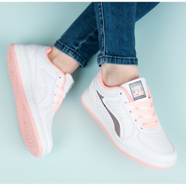 Rapter Pantofi sport albi roz 1