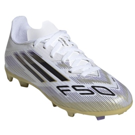 Adidas F50 League FG/MG JH7745 Pantofi de fotbal alb 1