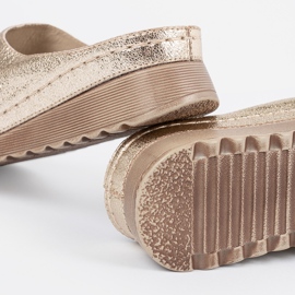 Goodin Flip -flops -uri de aur pentru femei pe platformă 2