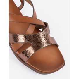 Sandale maro plat Sergio Leone 1