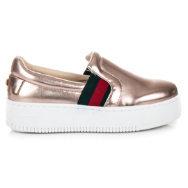 Kylie Slipons pe platformă roz 2