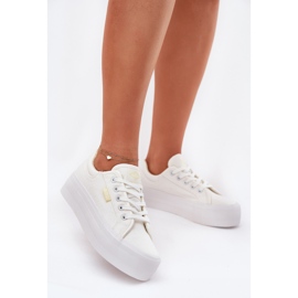 Adidași pentru femei pe platforma Lee Cooper LCW-25-31-3450L White alb 2 Adidași pentru femei pe platforma Lee Cooper LCW-25-31-3450L White alb 2
