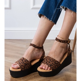 Sandale Panther pe platforma Ekozamsz multicolor 2