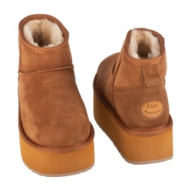 Emu Australia Stinger Micro Flatform Pantofi W13082-Ches maro 2 Emu Australia Stinger Micro Flatform Pantofi W13082-Ches maro 2