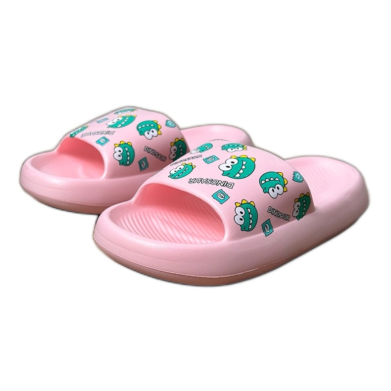 Flip -flops pentru copii roz cu imprimeu 2