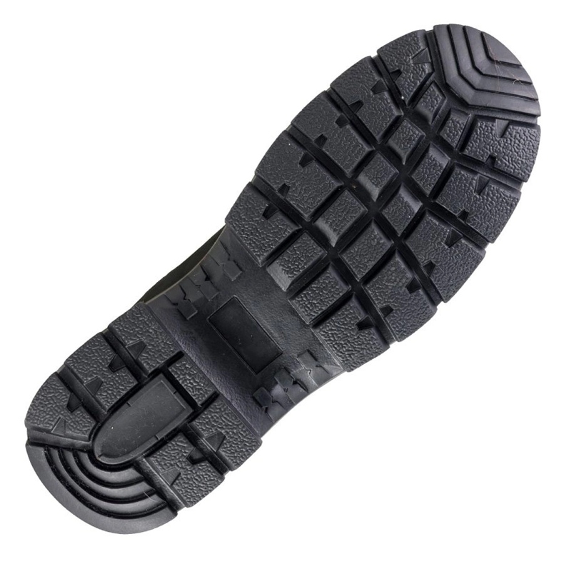 Cizme Jodhpur pentru bărbați care lucrează urgent 130S1 Negru față neagră 1 Cizme Jodhpur pentru bărbați care lucrează urgent 130S1 Negru față neagră 1
