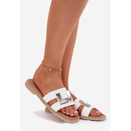 FLIP -uri plate pentru femei cu detalii decorative Artiker 56C1334 Alb 1 FLIP -uri plate pentru femei cu detalii decorative Artiker 56C1334 Alb 1