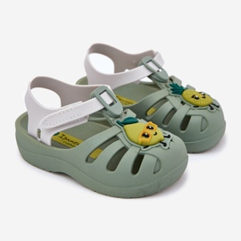 Sandale pentru copii Velcro 83615 ipanema vară xiv bebeluș verde 1