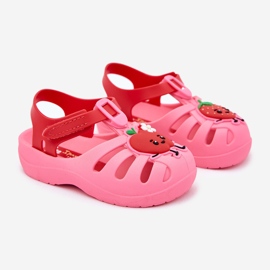Sandale pentru copii Velcro 83615 IPANEMA Summer XIV Pink-Red roz 1