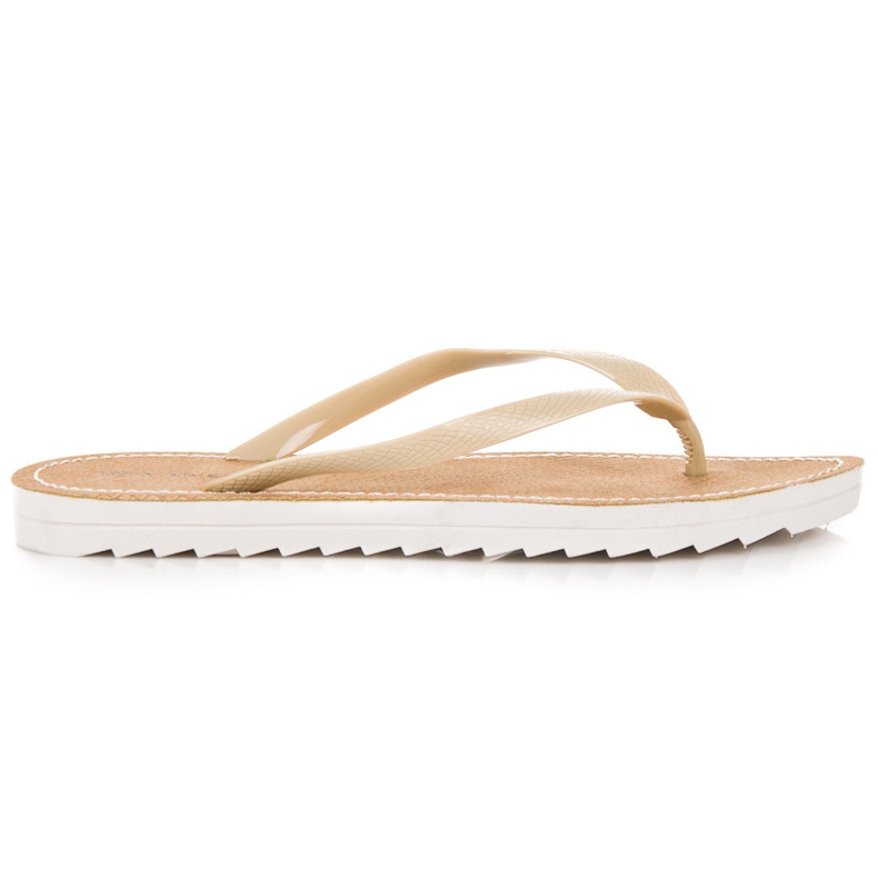 Vinceza Flip-flops bej 2