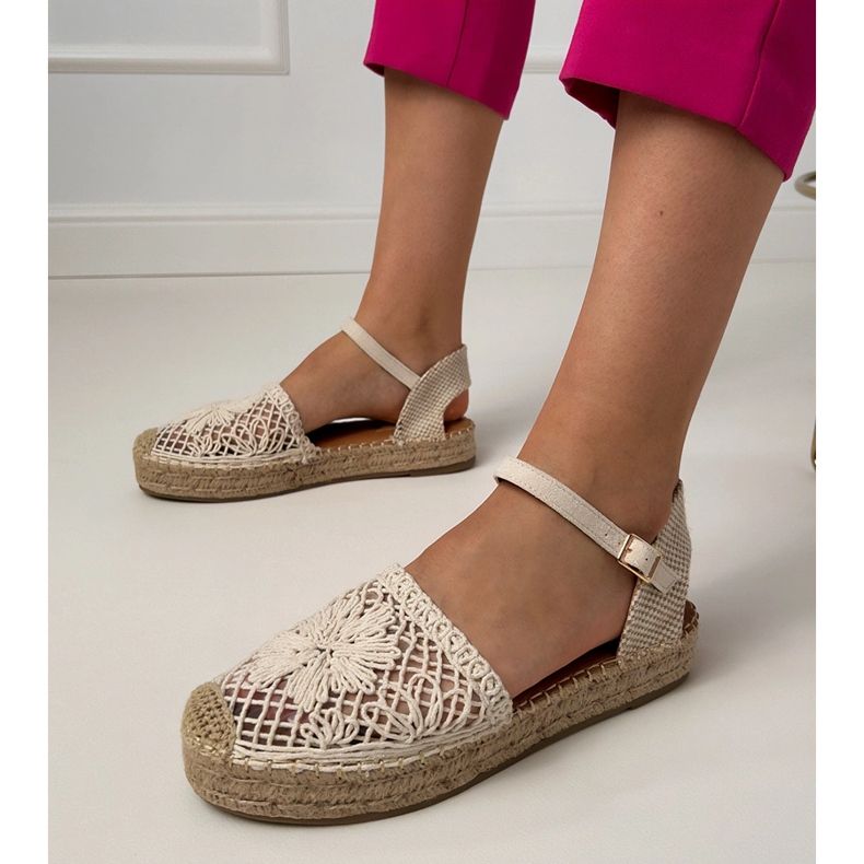 Sandale bej sandale deschise espadrilles 1 Sandale bej sandale deschise espadrilles 1