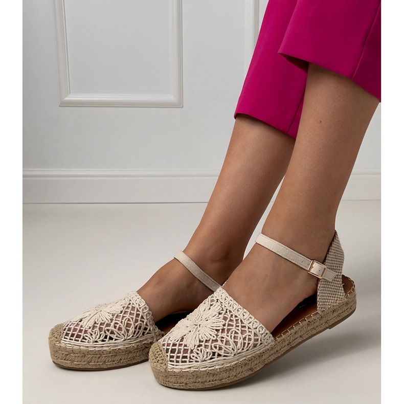 Sandale bej sandale deschise espadrilles 2 Sandale bej sandale deschise espadrilles 2