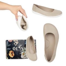 Olivier Pompele minimaliste ale femeilor desculță au scăzut 1771pol bej 2