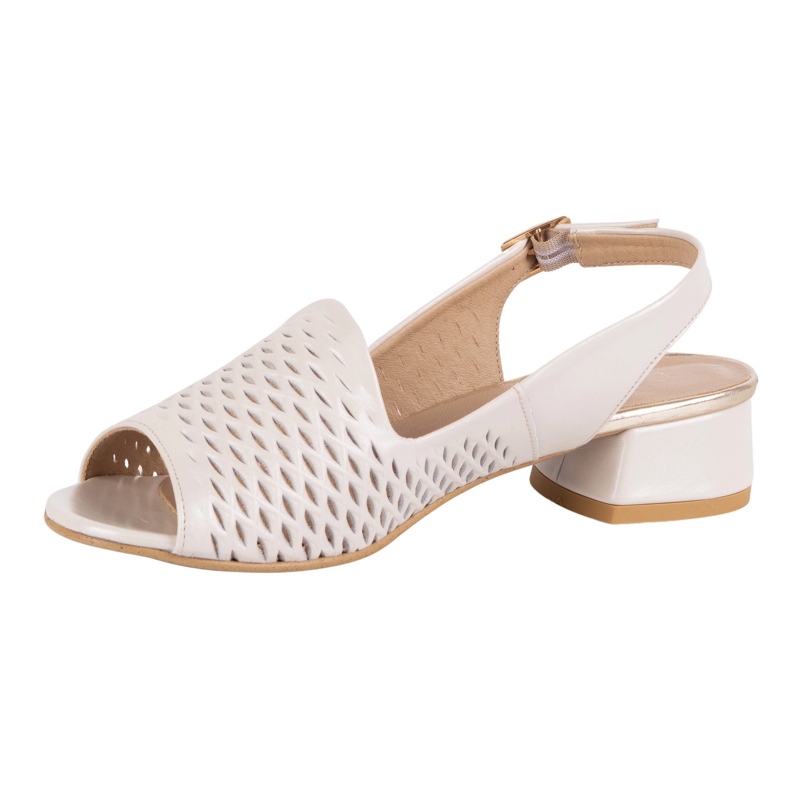 Olivier Sandale pentru piele deschisă pentru femei N1871 ECRU bej 1