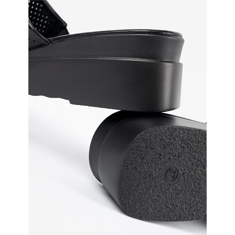 Seastar FLIP -FLIP -FLOPS pe platforma Openwork negru 1